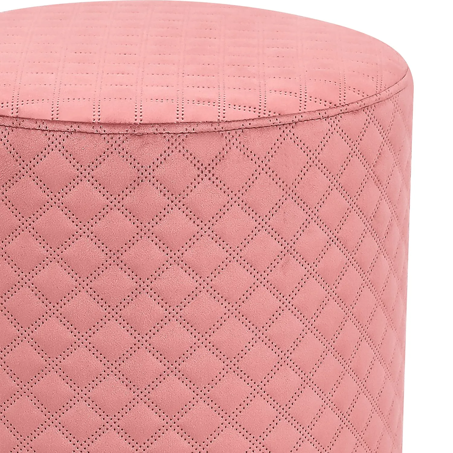 pink velvet ottoman stool 5