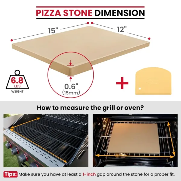 pizza stone oven grill 2