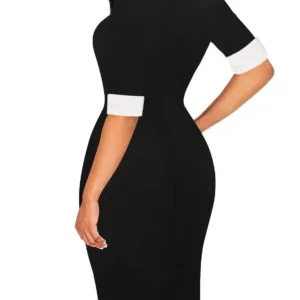 plaid floral sheath dress 2