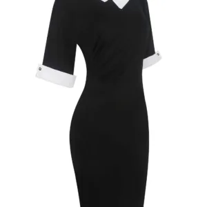 plaid floral sheath dress 4