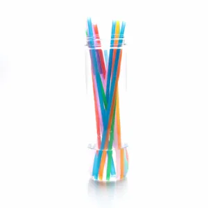plastic straws mixed colors 2