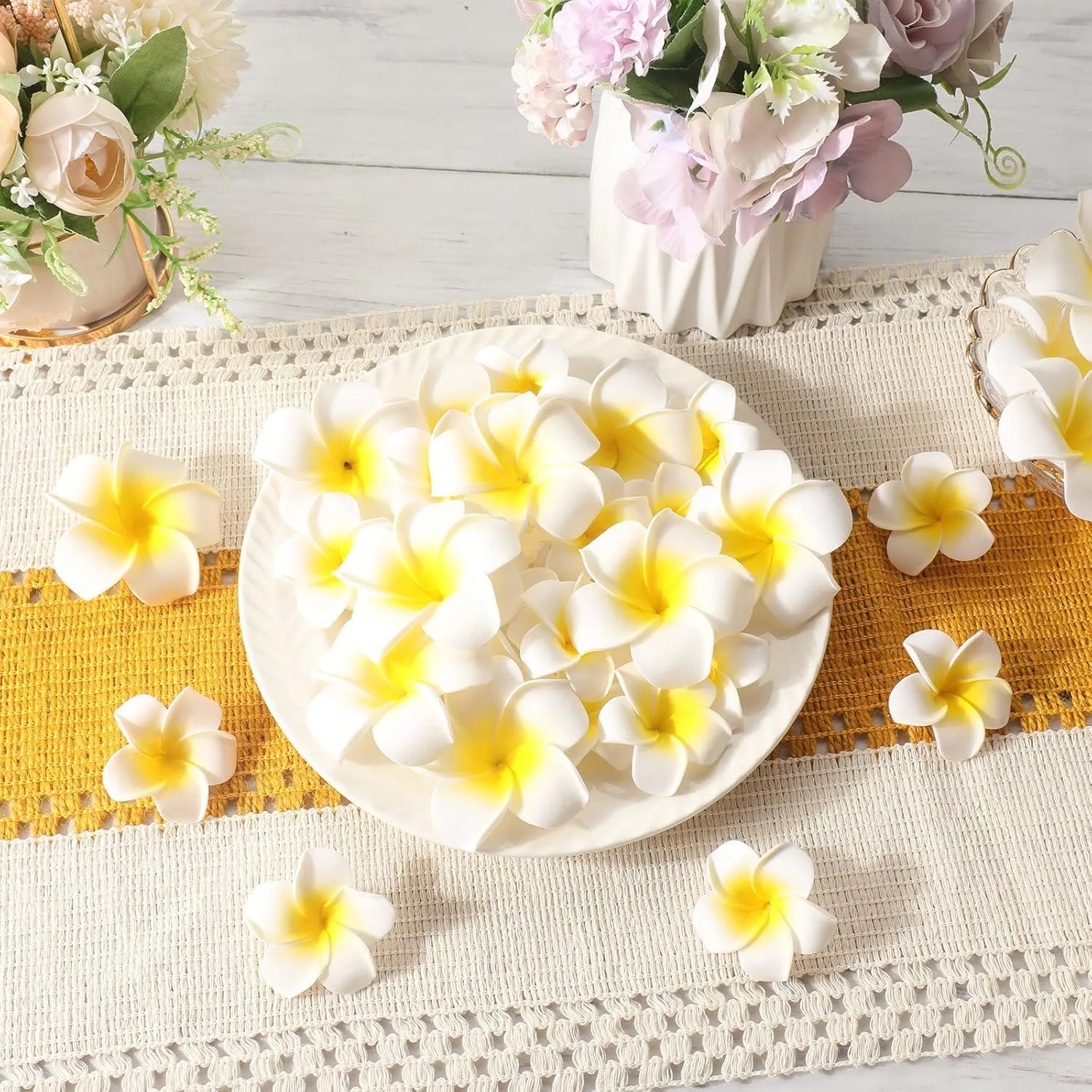 plumeria flowers artificial 3