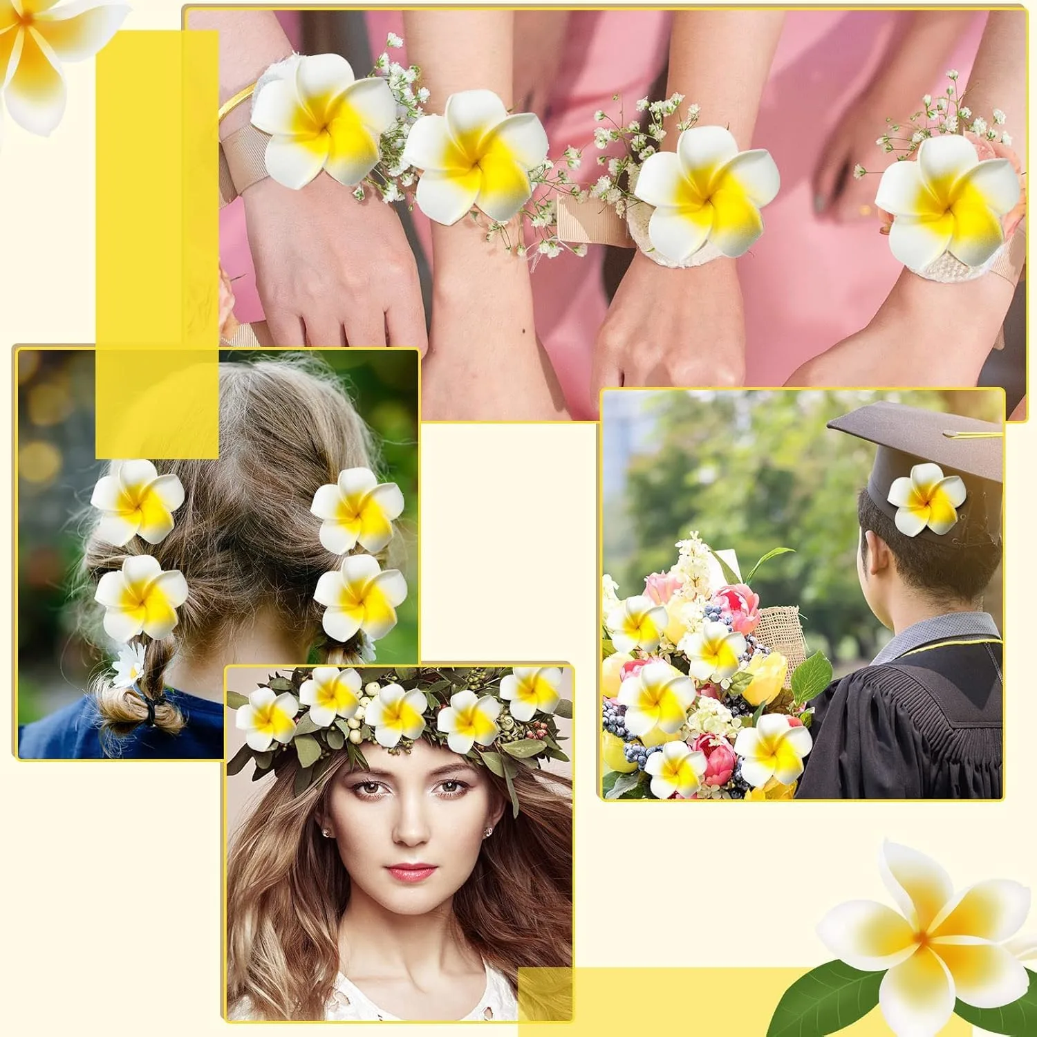 plumeria flowers artificial 5