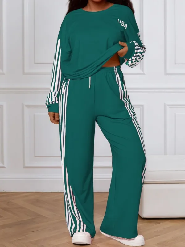 plus size tracksuit set 7