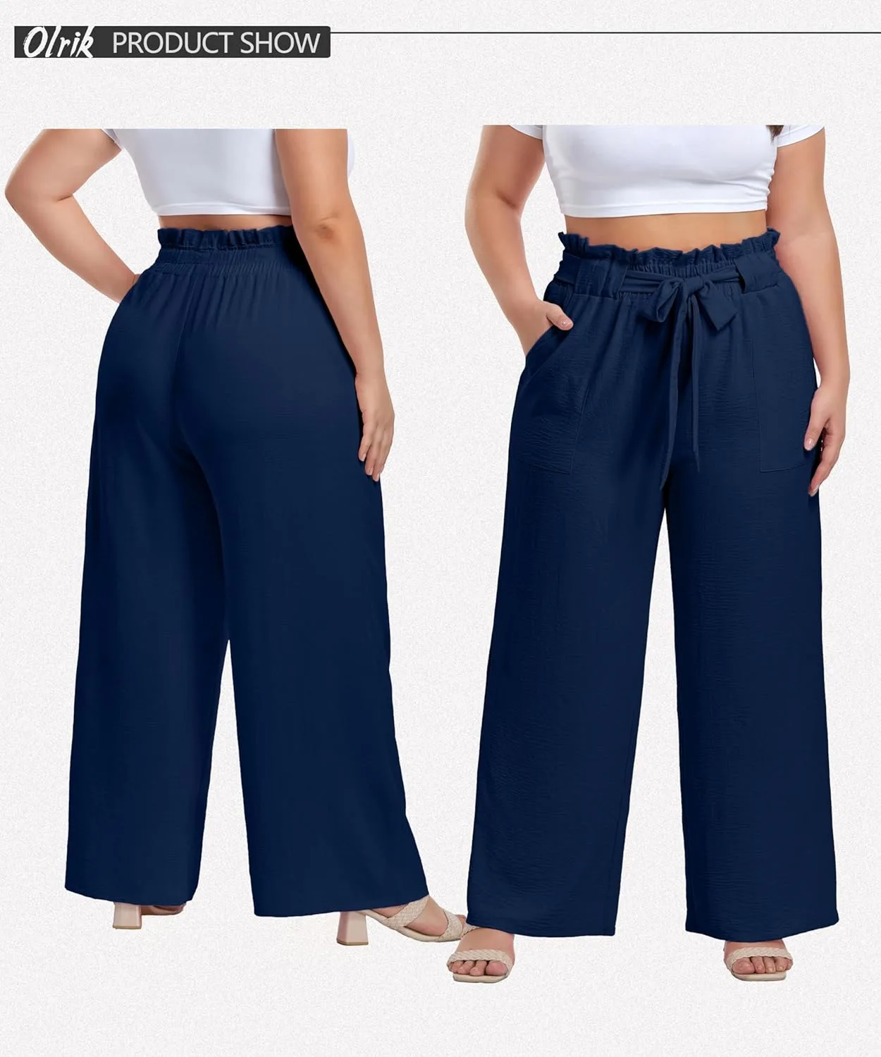 plus size wide pants 2