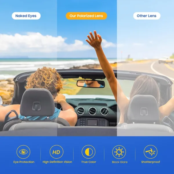 polarized sunglasses mens retro 6