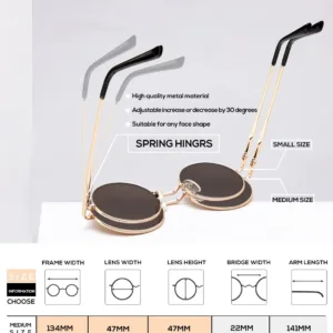 polarized sunglasses vintage round 3