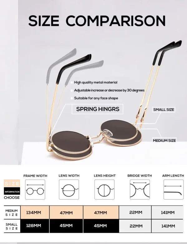 polarized sunglasses vintage round 3