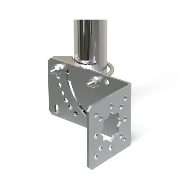 pole mount bracket wall 3