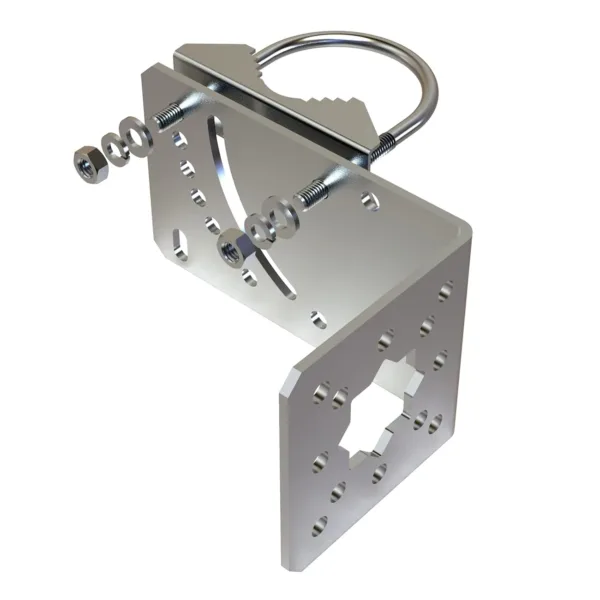 pole mount bracket wall 7