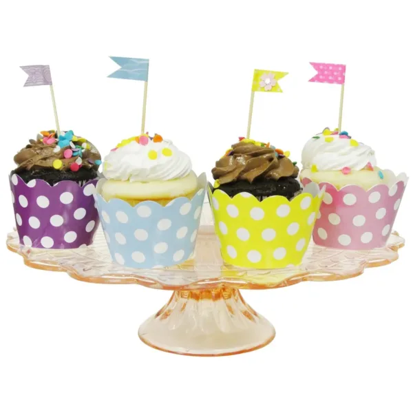 polka dot cupcake wrappers 3