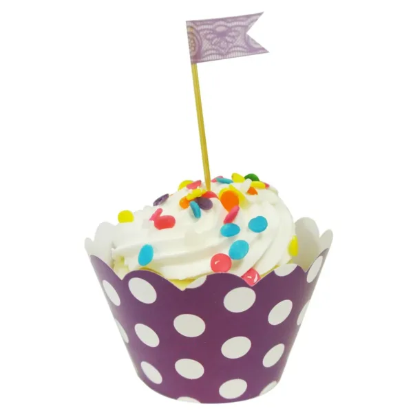 polka dot cupcake wrappers 5