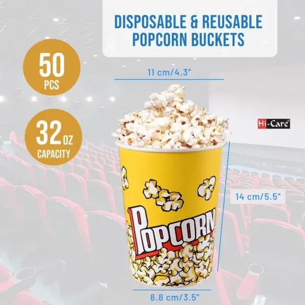 popcorn cups disposable 2