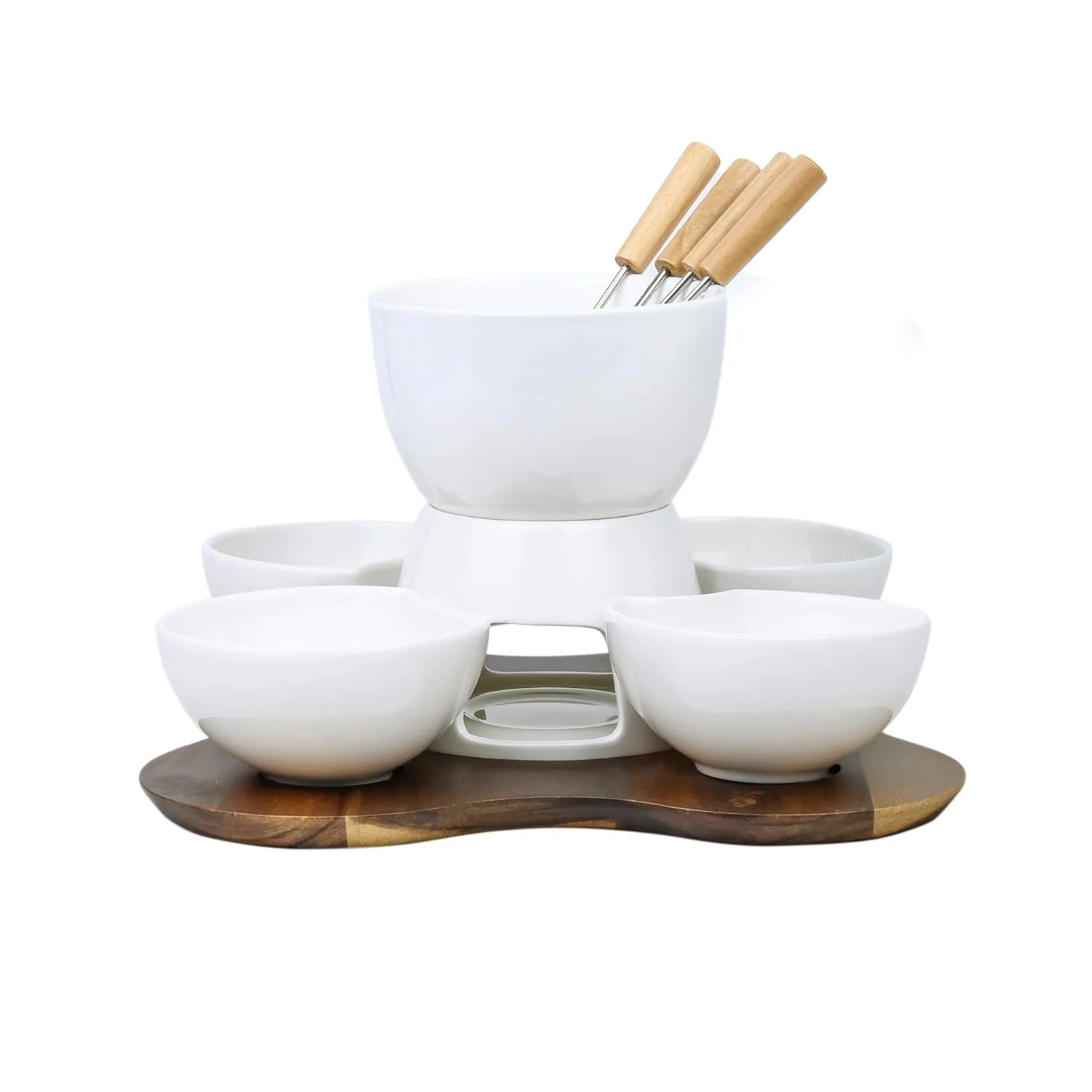porcelain fondue set 1