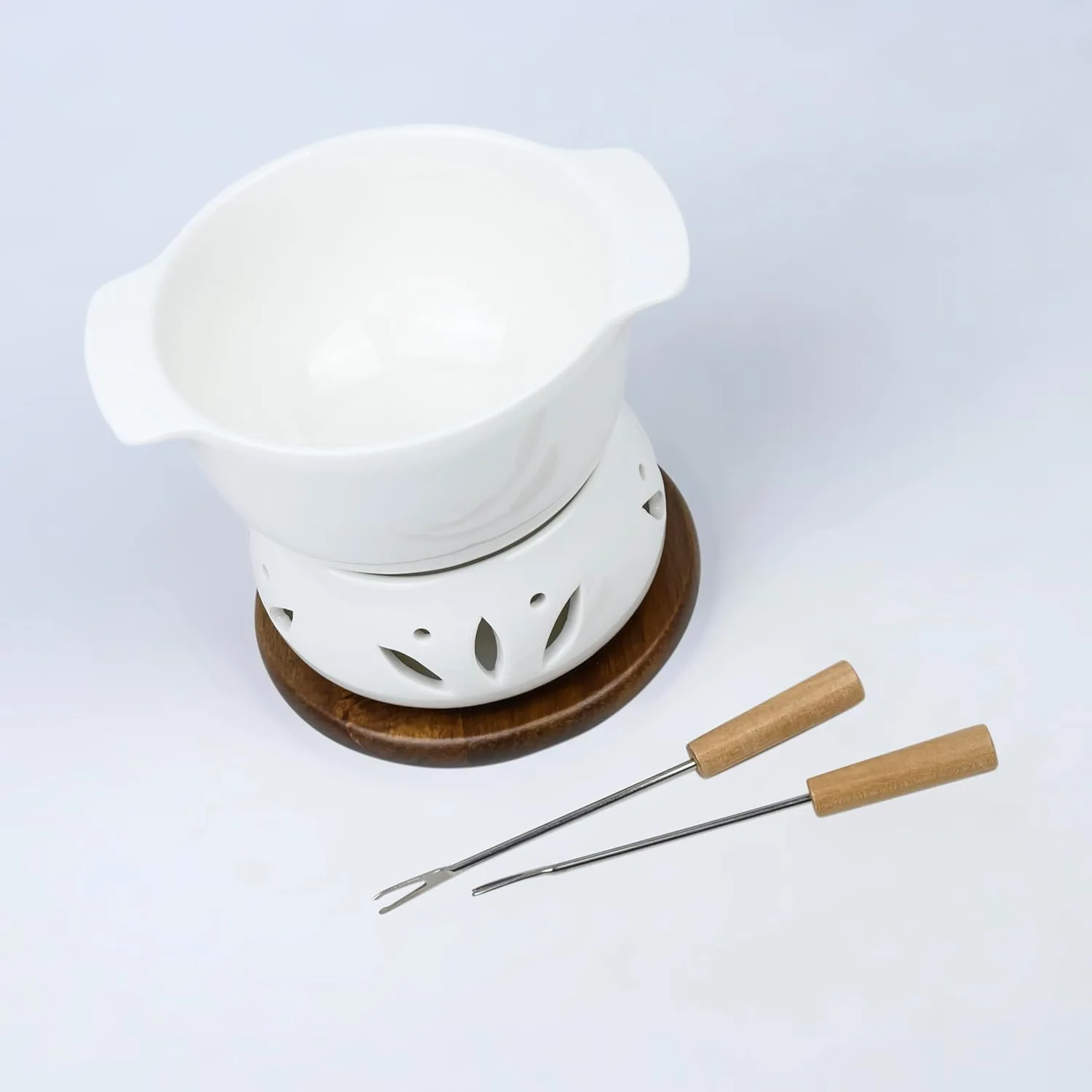 porcelain fondue wood 3