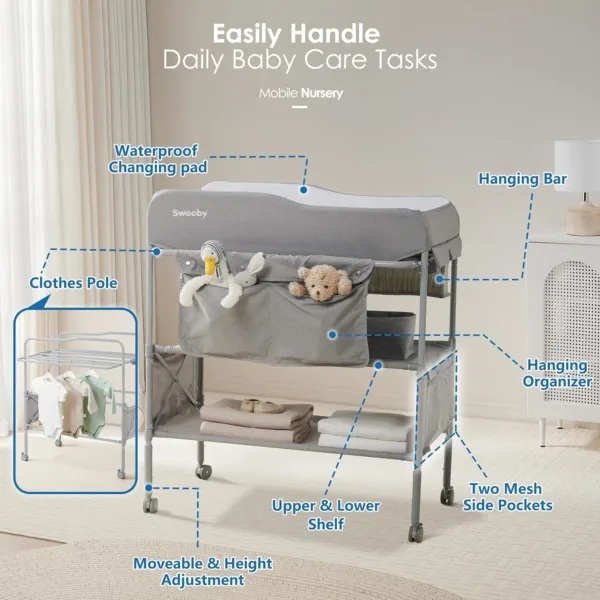 portable baby changing table 2
