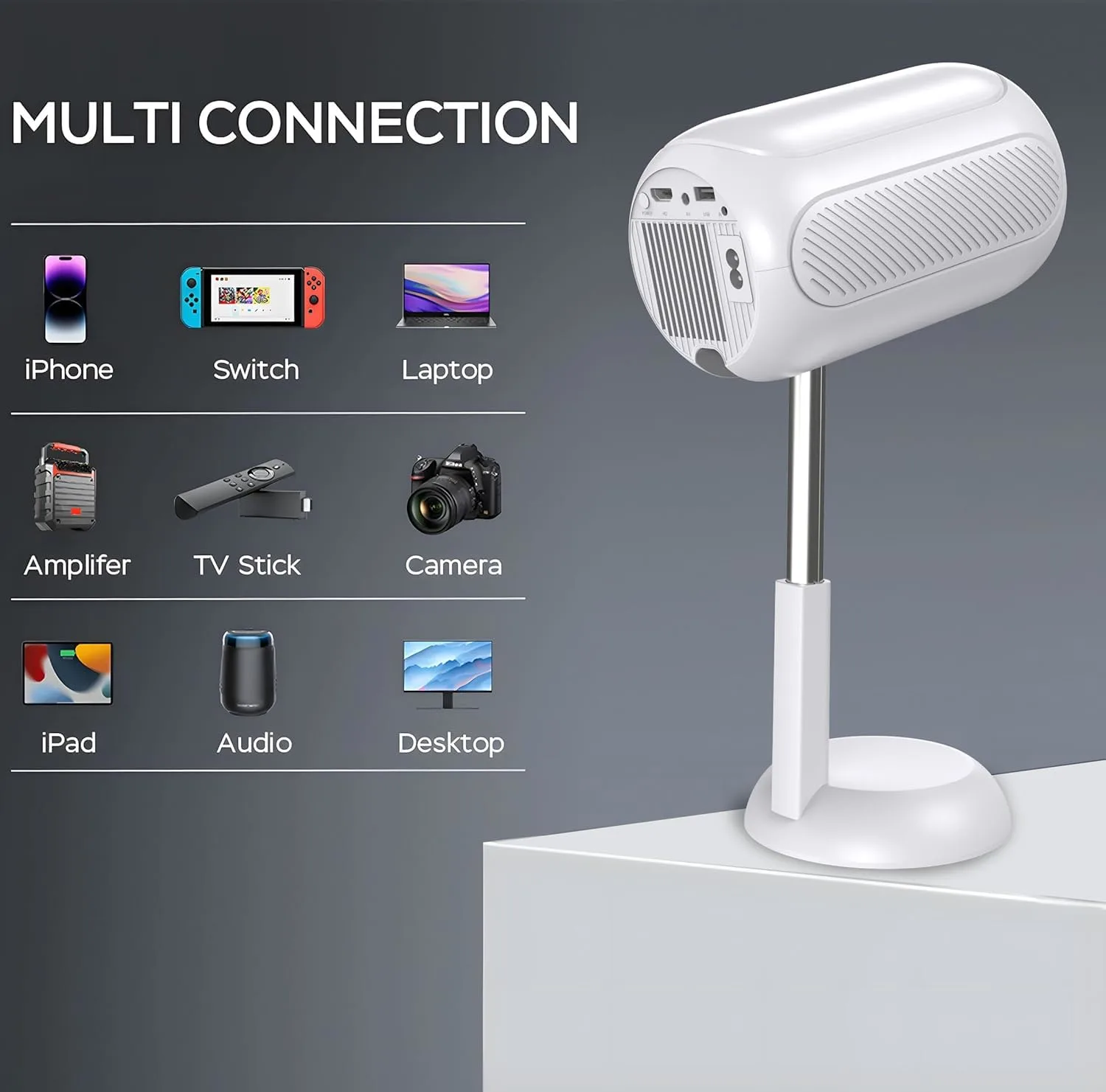 portable projector 4k 3