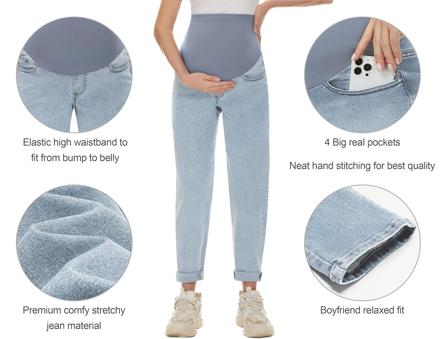 poshglam maternity jeans 2