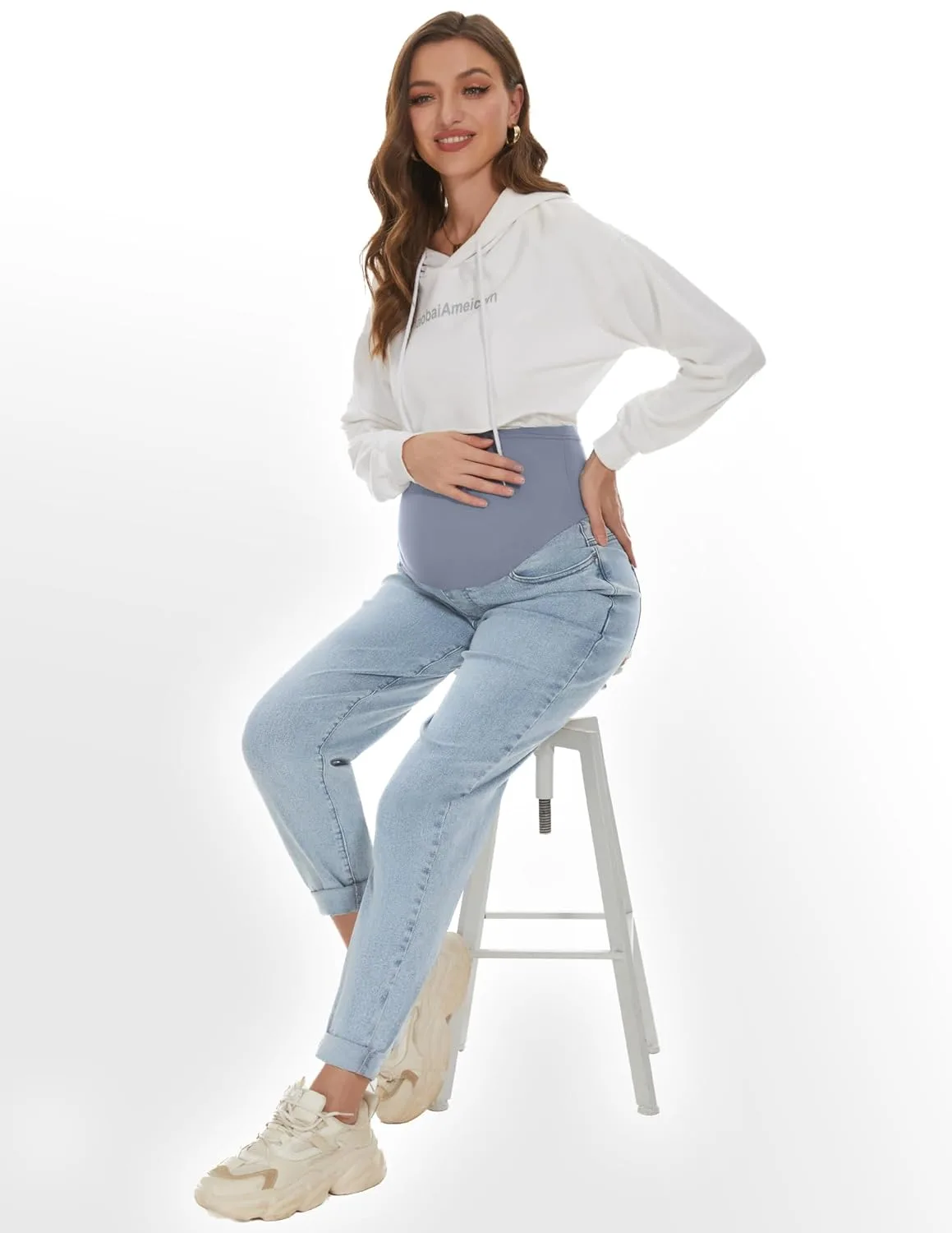 poshglam maternity jeans 4