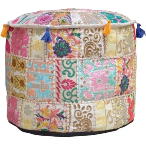 pouf cover indian 1