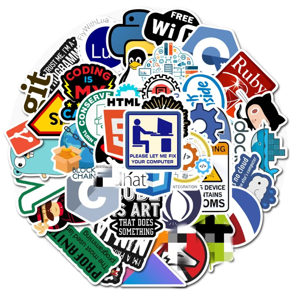 programming stickers laptop 3