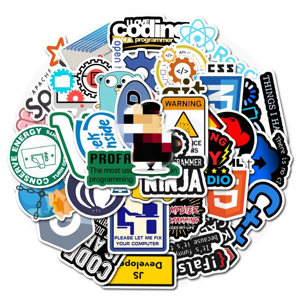 programming stickers laptop 5