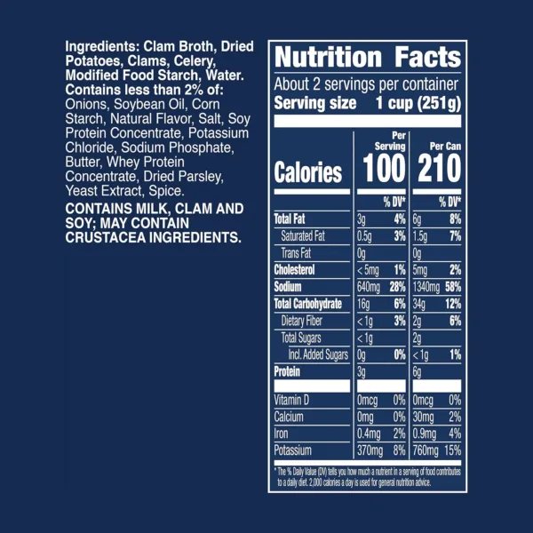 progresso clam chowder 2