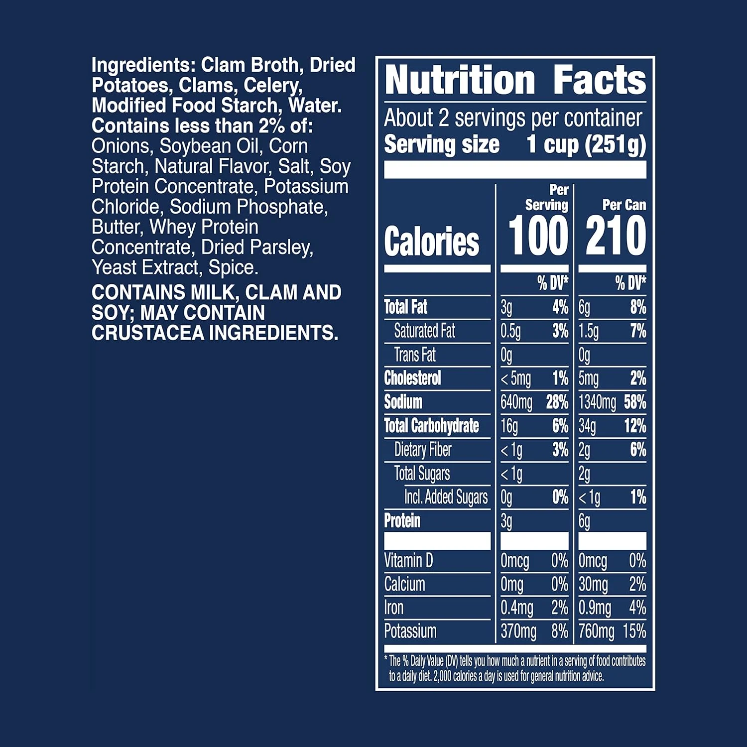 progresso clam chowder 2