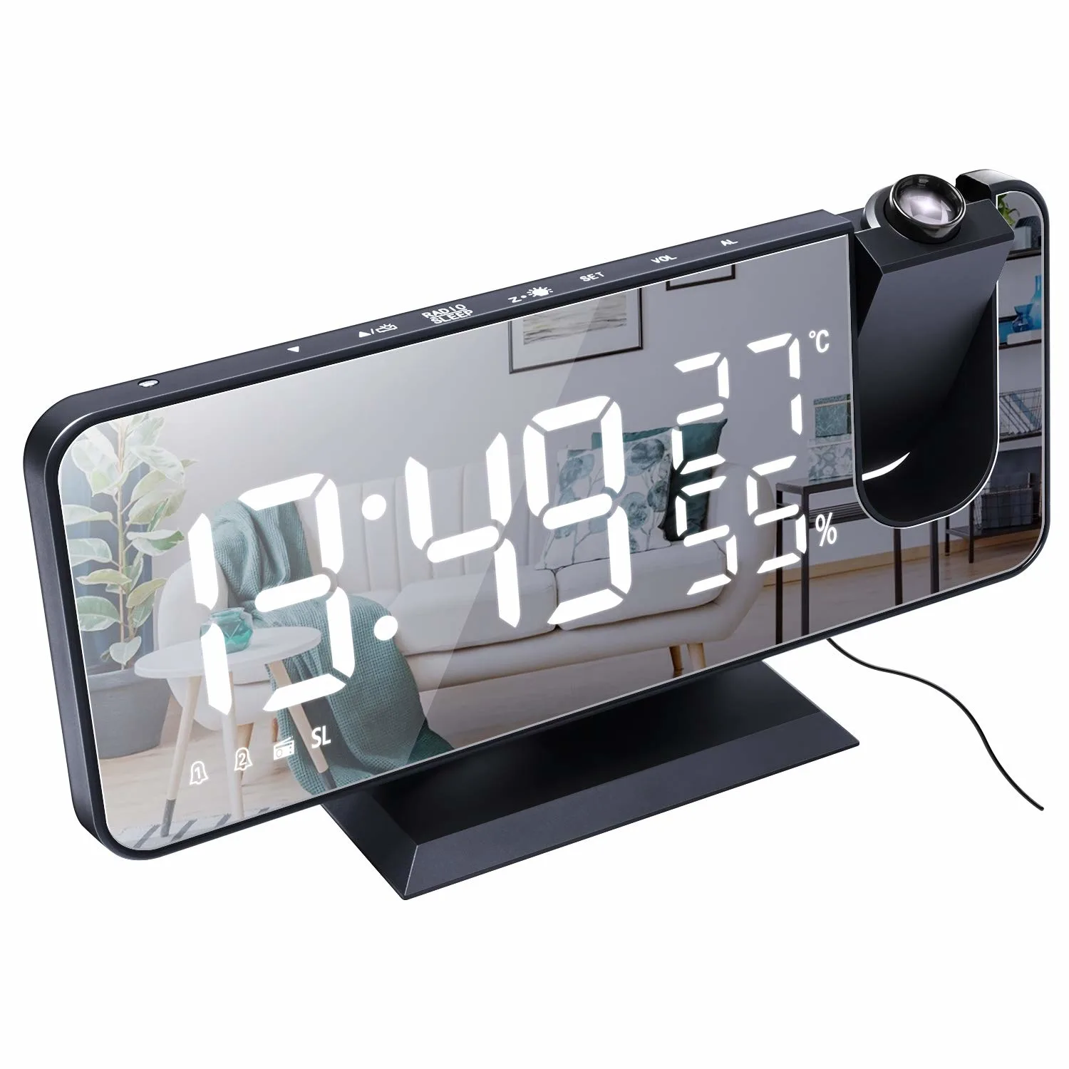 projection alarm clock 1