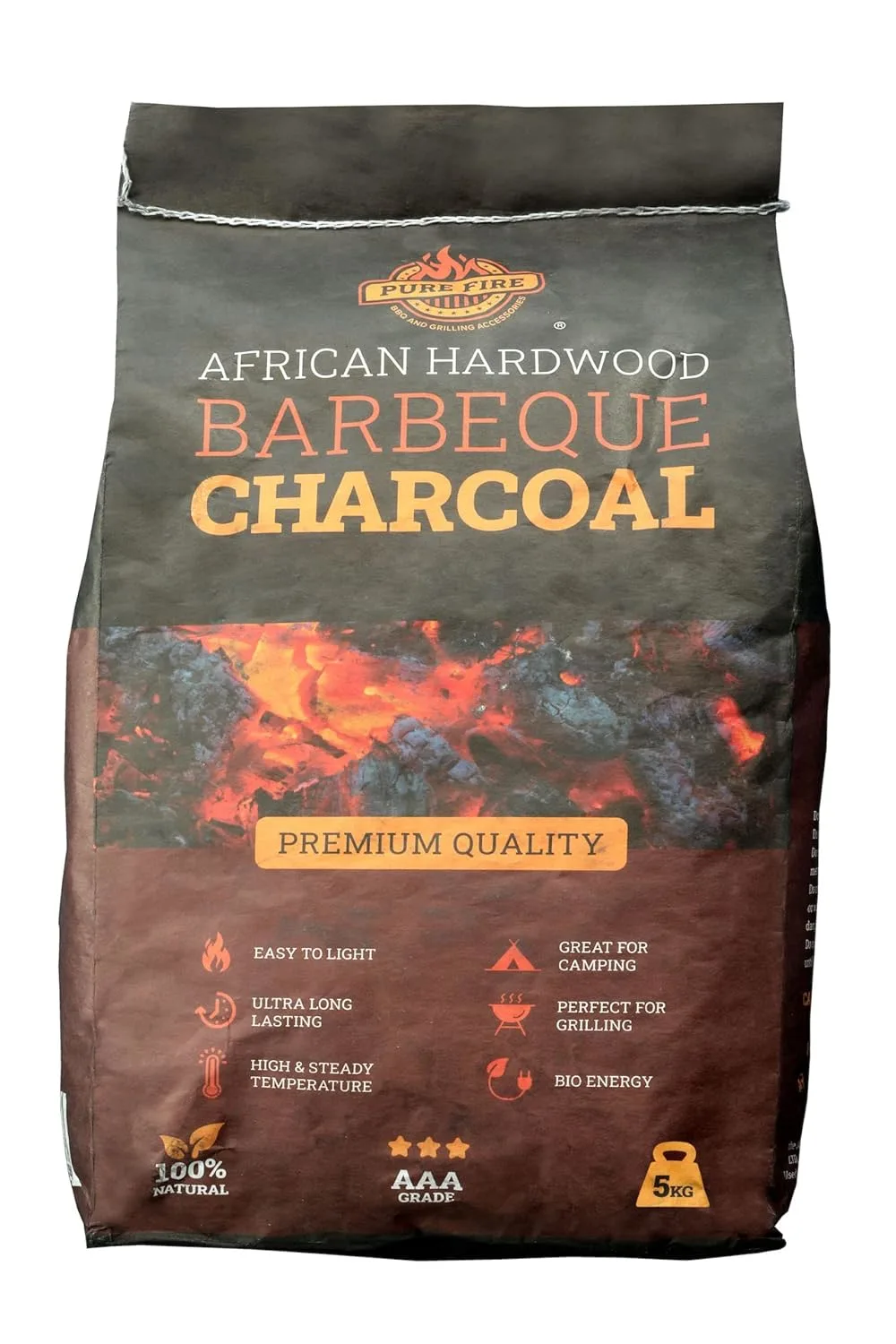 pure fire lump charcoal 2