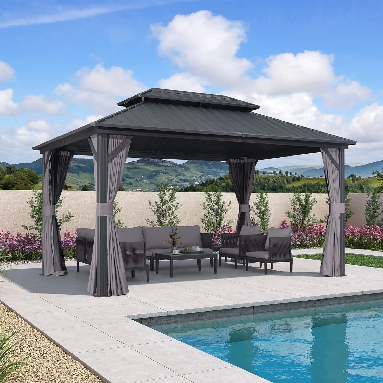 purple leaf gazebo 1