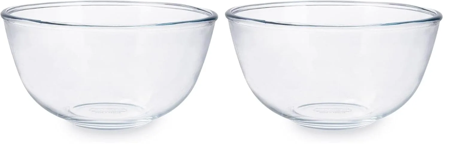 pyrex glass mixing bowl 6