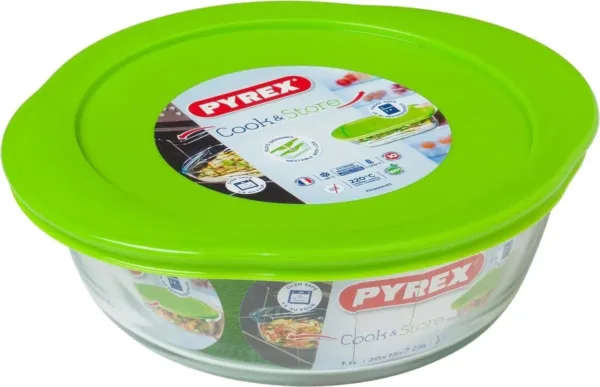 pyrex round glass dish 1