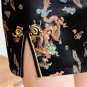 qipao dress floral 5