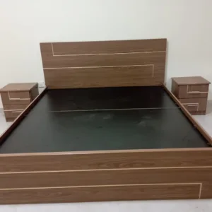 queen bed frame nightstands 3