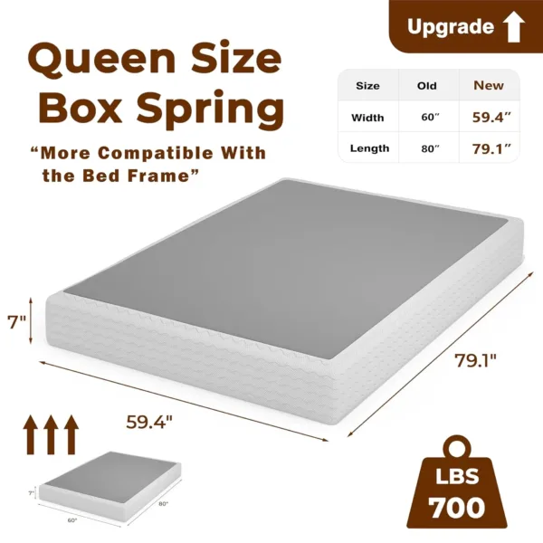 queen box spring bed 3