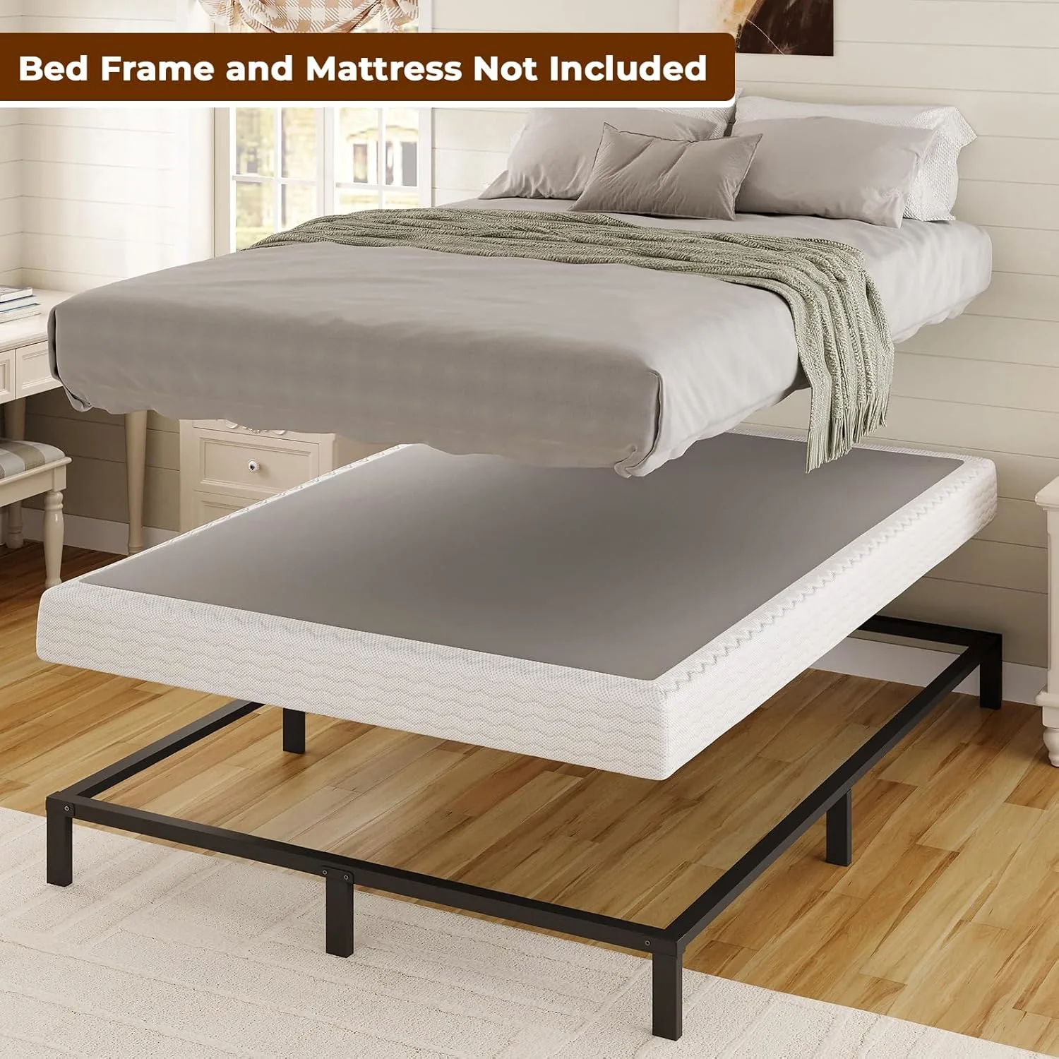 queen box spring bed 4