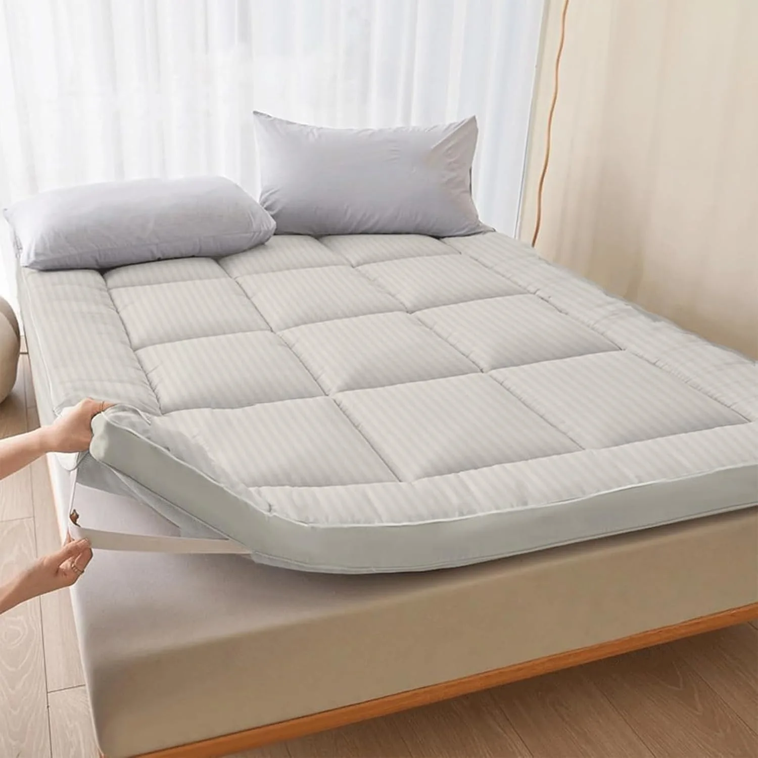 queen mattress topper hotel 7