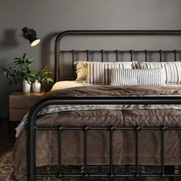 queen metal bed frame 1