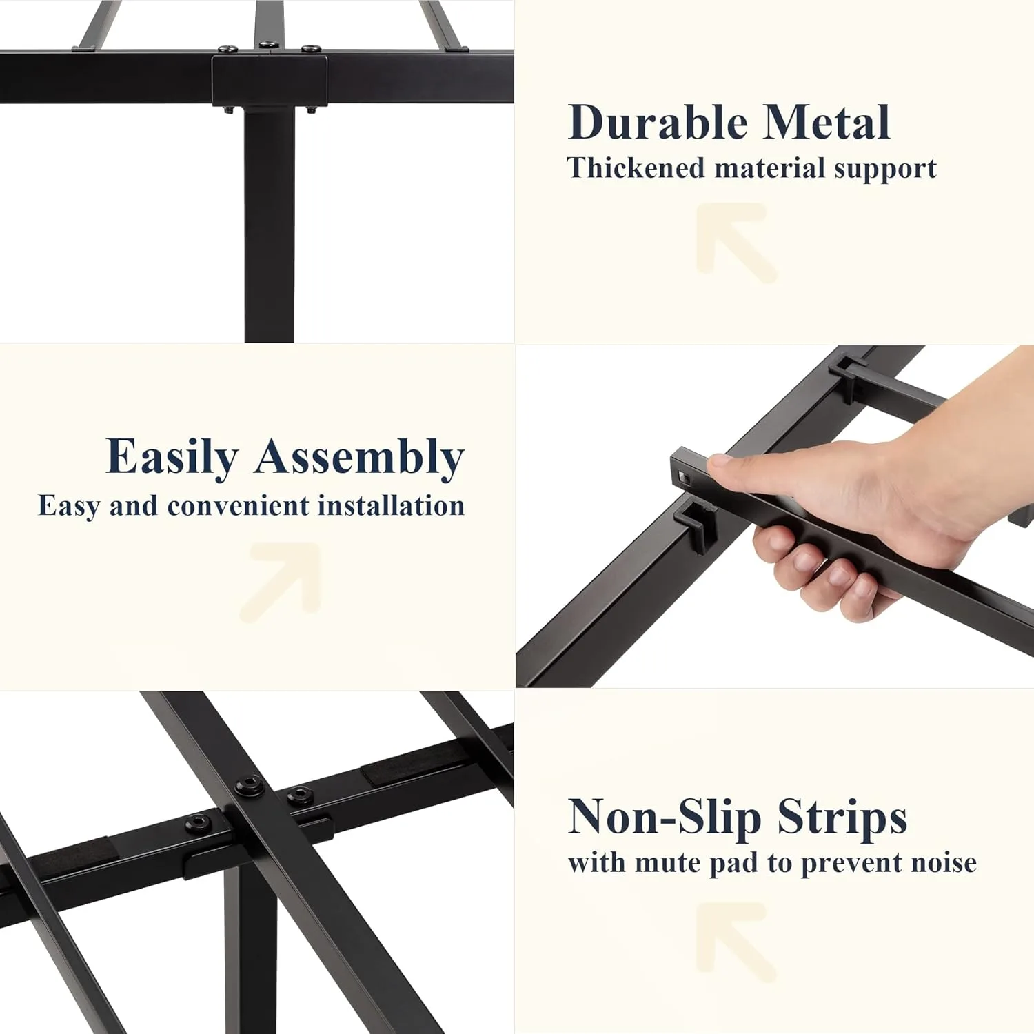 queen metal bed frame 6