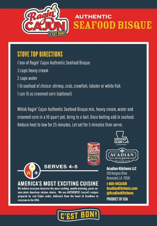 ragin cajun seafood bisque 5