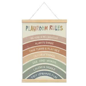 rainbow nursery wall art 1