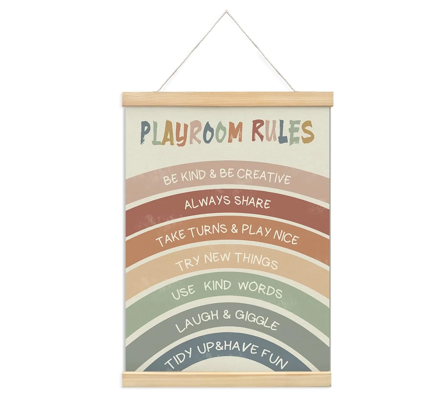 rainbow nursery wall art 1