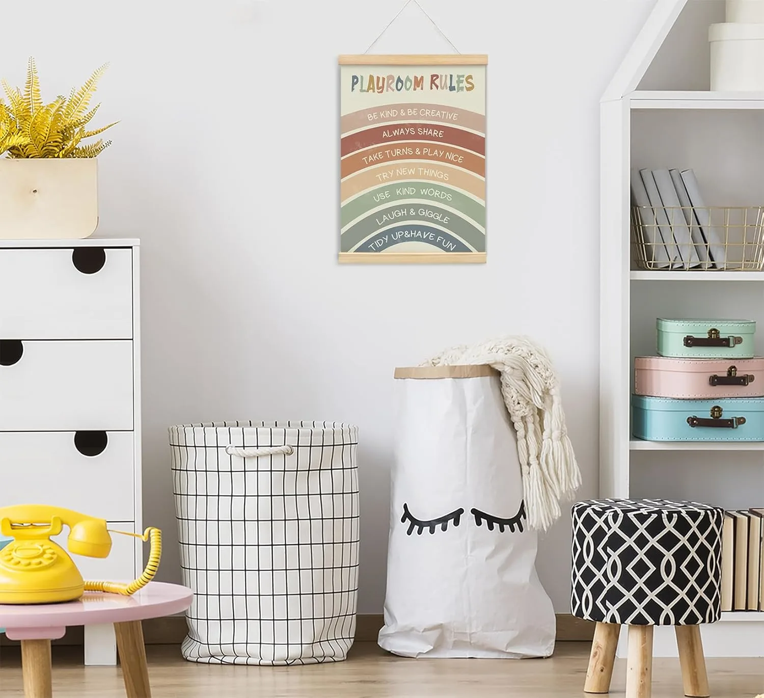 rainbow nursery wall art 3