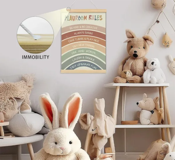 rainbow nursery wall art 5