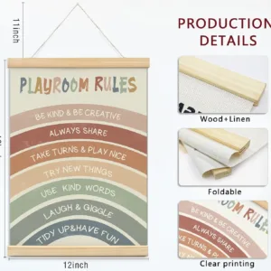 rainbow nursery wall art 6