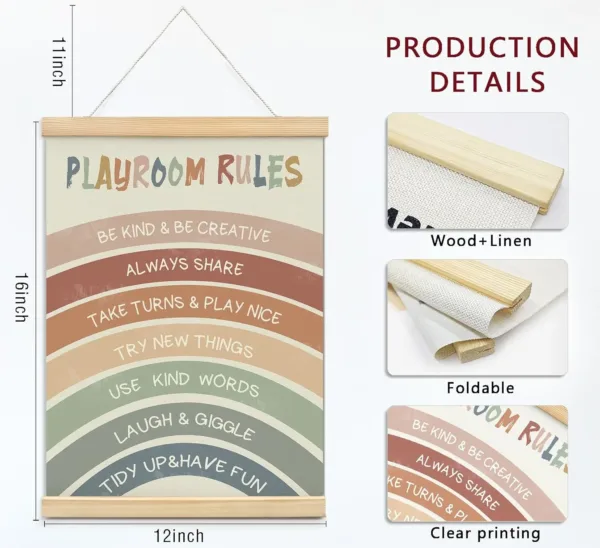 rainbow nursery wall art 6