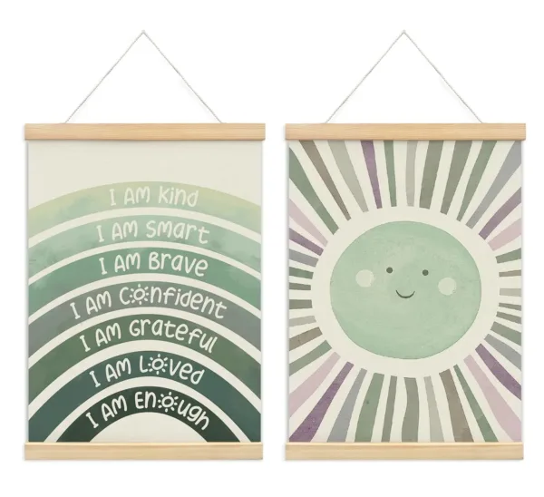 rainbow nursery wall art 7