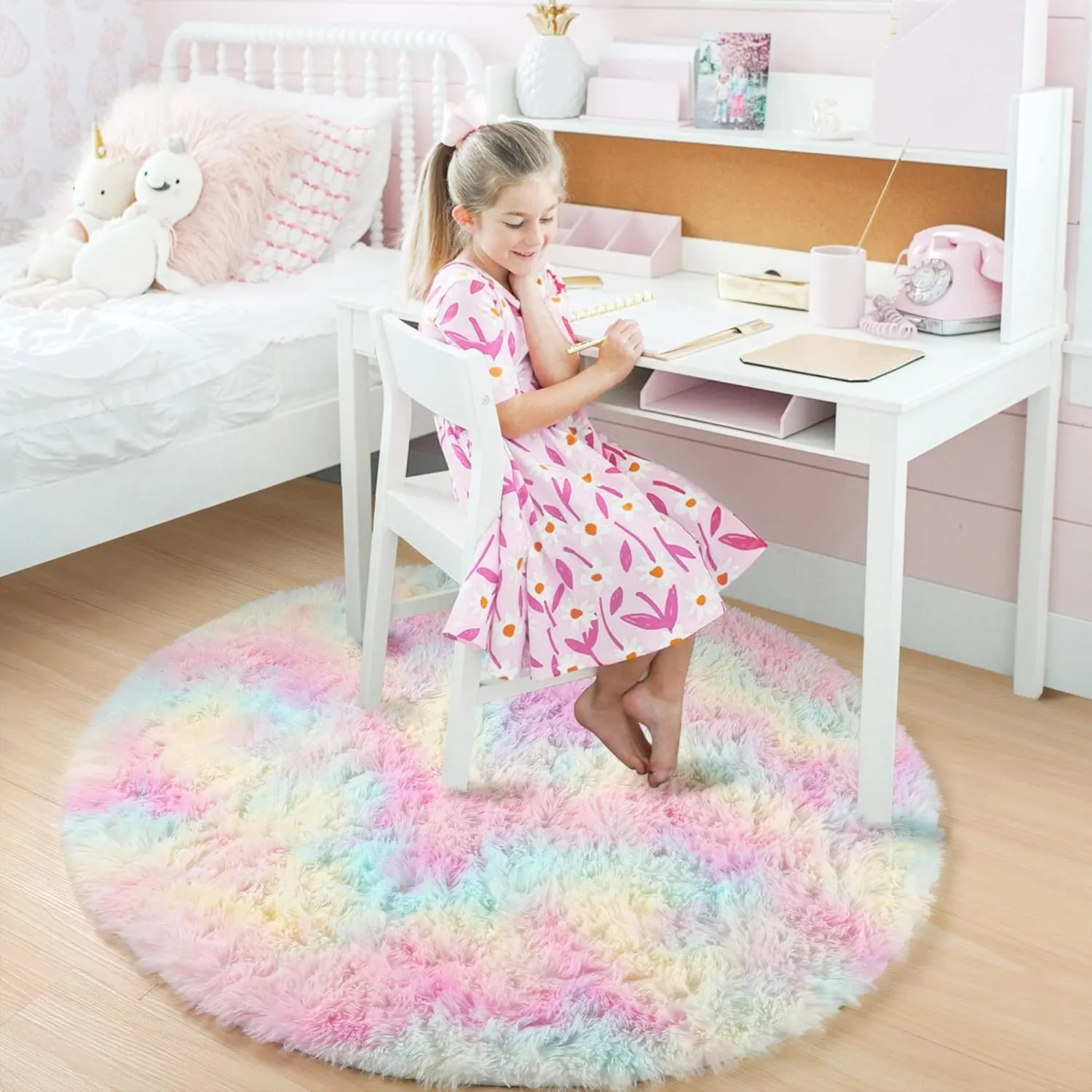 rainbow rug kids room 4