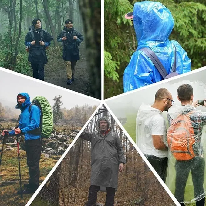 raincoats reusable rain ponchos 7